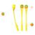 Bright yellow